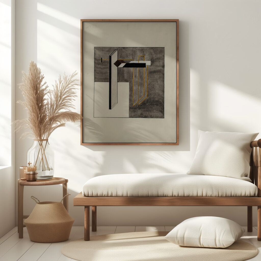 Study for Proun 4B 1920 El Lissitzky 5 mockup