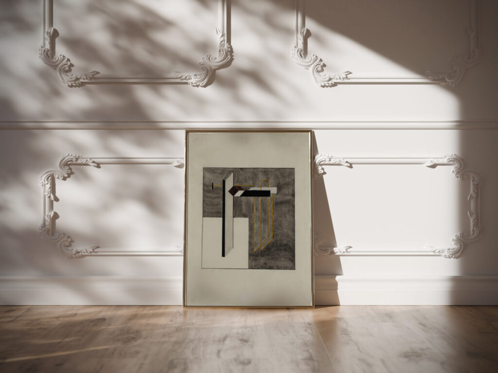 Study for Proun 4B 1920 El Lissitzky video mockup