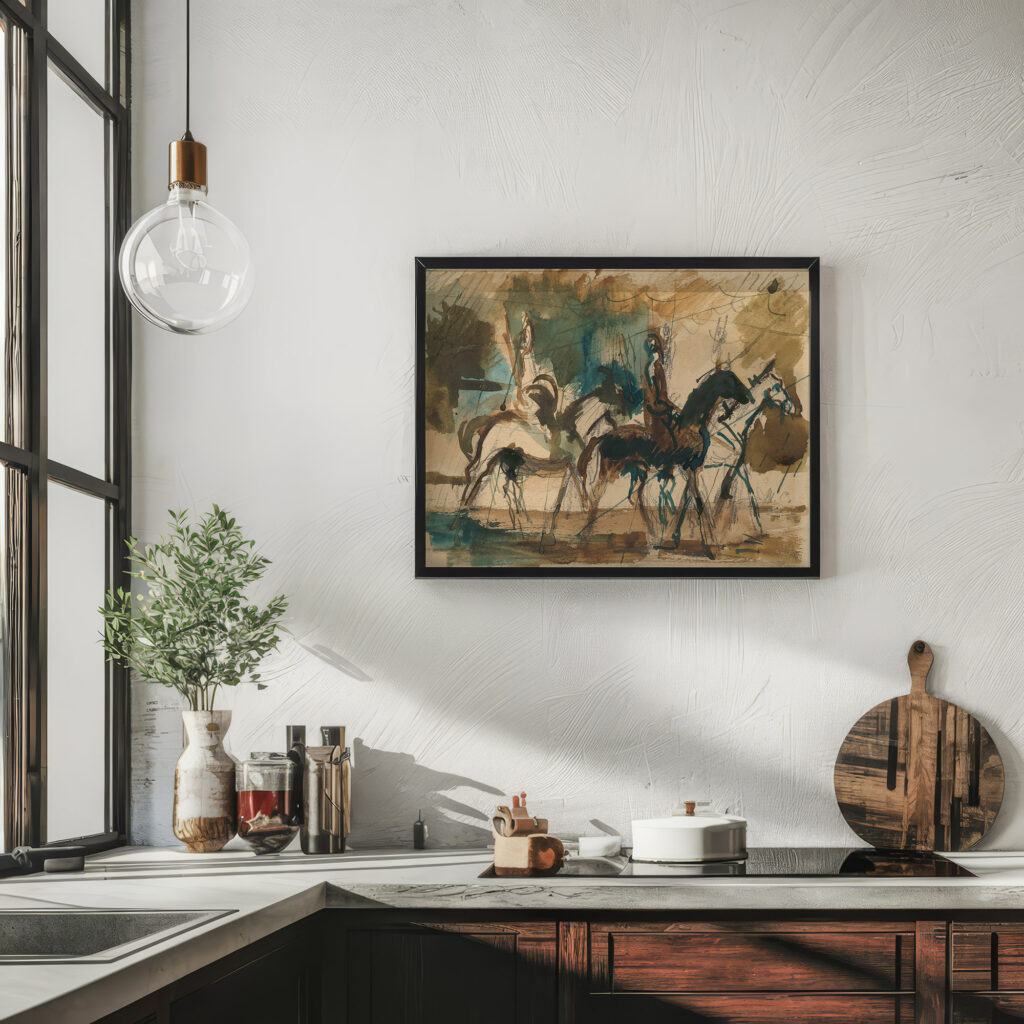 Study for Riders 1940 1949 Cyprian Majernik 6 mockup
