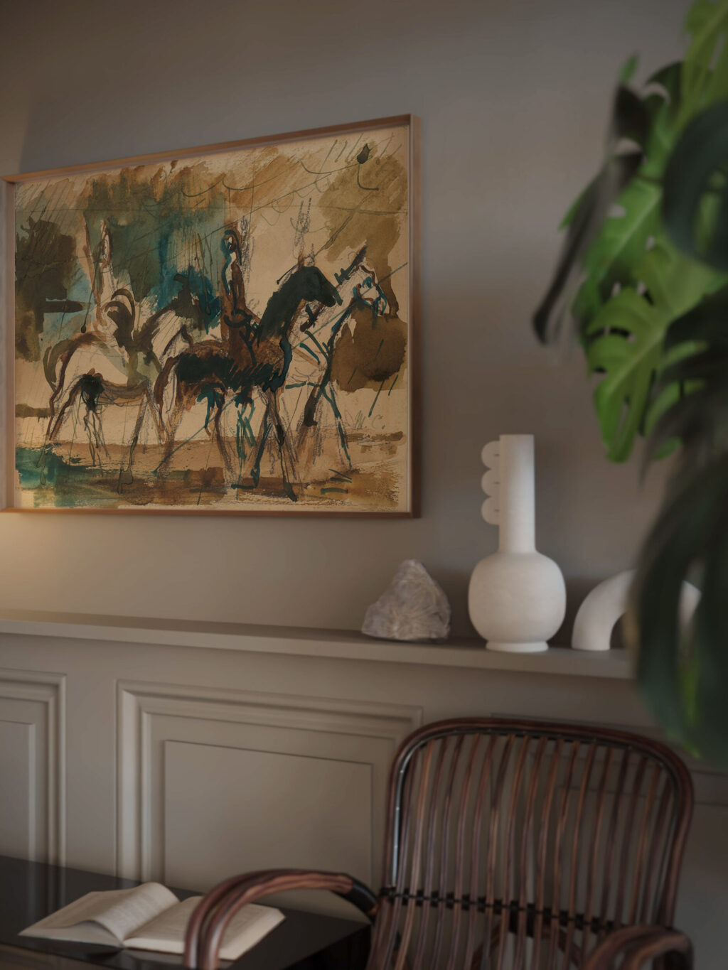 Study for Riders 1940 1949 Cyprian Majernik video mockup