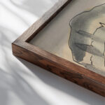 Study for The ‘Bessie of New York 1932 Arthur Dove close up dark wood mockup