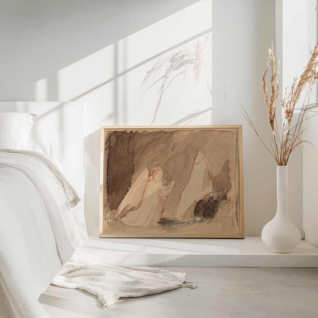 Study for a Panel VI 1890 1897 Charles Sprague Pearce 4 mockup