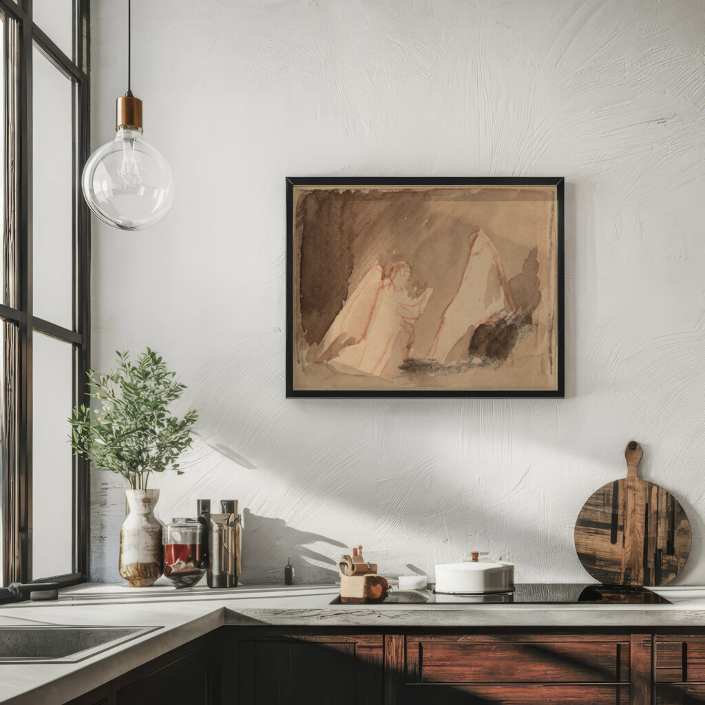 Study for a Panel VI 1890 1897 Charles Sprague Pearce 6 mockup