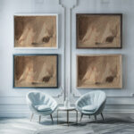 Study for a Panel VI 1890 1897 Charles Sprague Pearce framed posters mockup