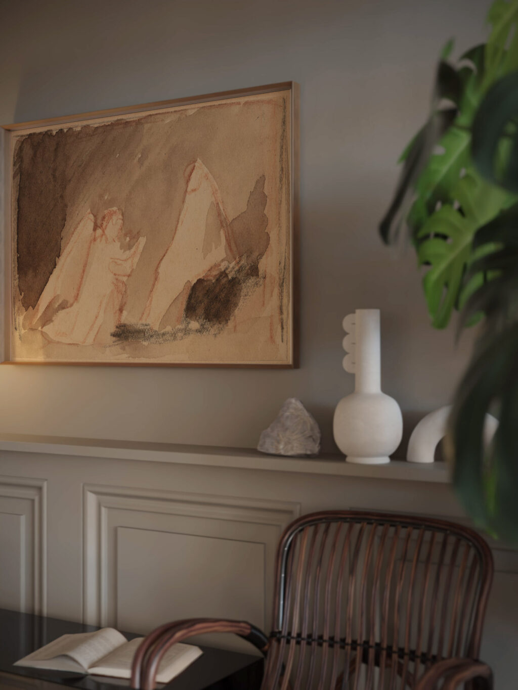 Study for a Panel VI 1890 1897 Charles Sprague Pearce video mockup