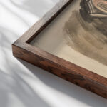 Study for a Sculptural Column 1910 1915 Henri Gaudier Brzeska close up dark wood mockup