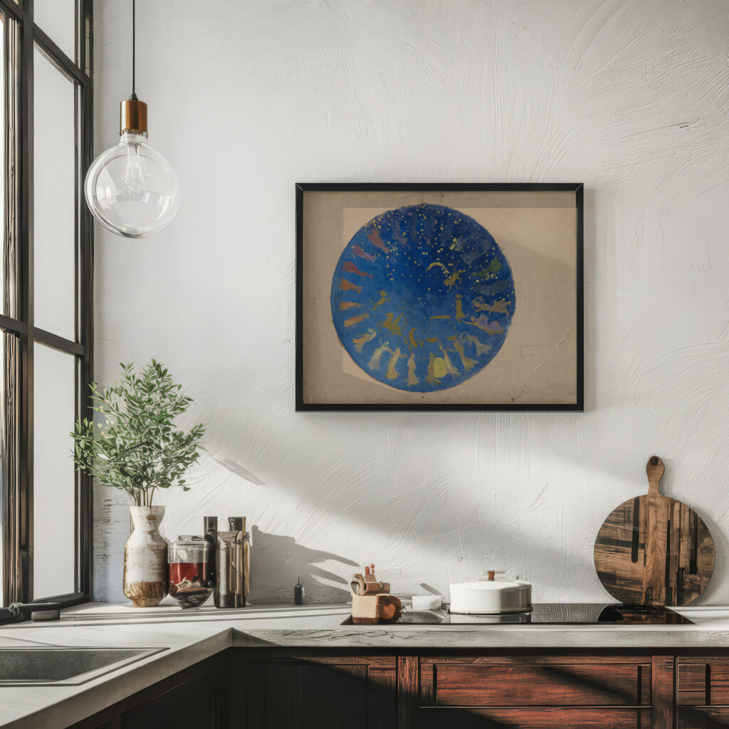 Study for ‘The Hours ceiling mural House Chamber Pennsylvania State Capitol at Harrisburg Edwin Austin Abbey 6 mockup