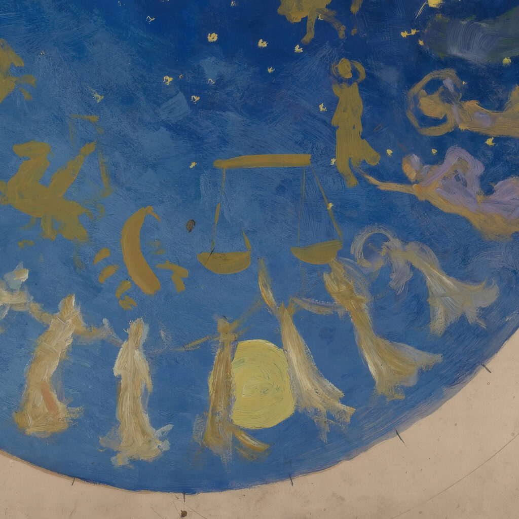 Study for ‘The Hours ceiling mural House Chamber Pennsylvania State Capitol at Harrisburg Edwin Austin Abbey 8 mockup