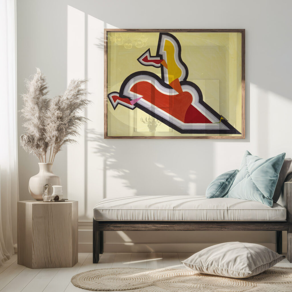 Study in Rhythm Red and Gold ca. 1934 Joseph Schillinger 5 mockup