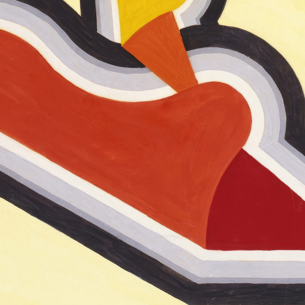 Study in Rhythm Red and Gold ca. 1934 Joseph Schillinger 8 mockup