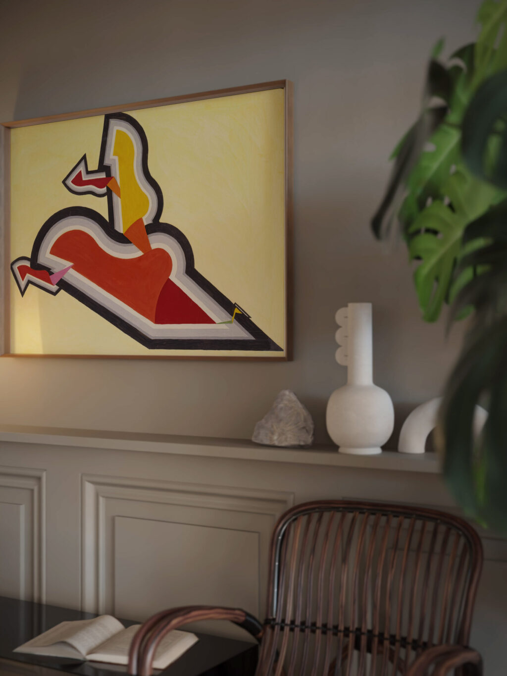 Study in Rhythm Red and Gold ca. 1934 Joseph Schillinger video mockup