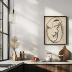 Study of a woman with a bowed head 1938 Mikulas Galanda 6 mockup