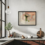 Study of exterior of a red brick house Edwin Austin Abbey 6 mockup