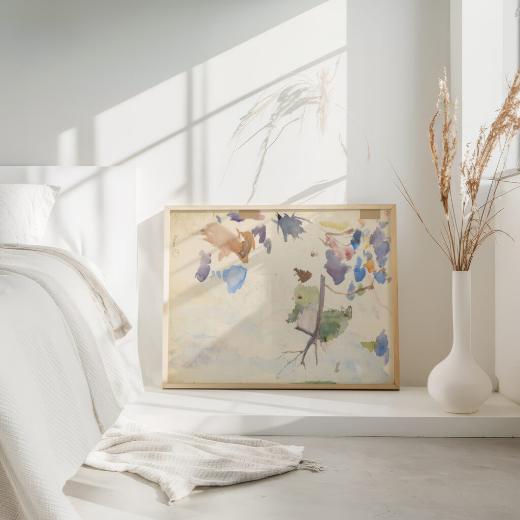 Study of mountain flowers 1880 Ladislav Mednyanszky 4 mockup