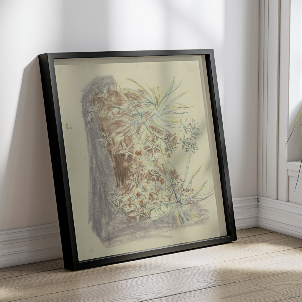 Study of plants 2 August Babberger 4 mockup