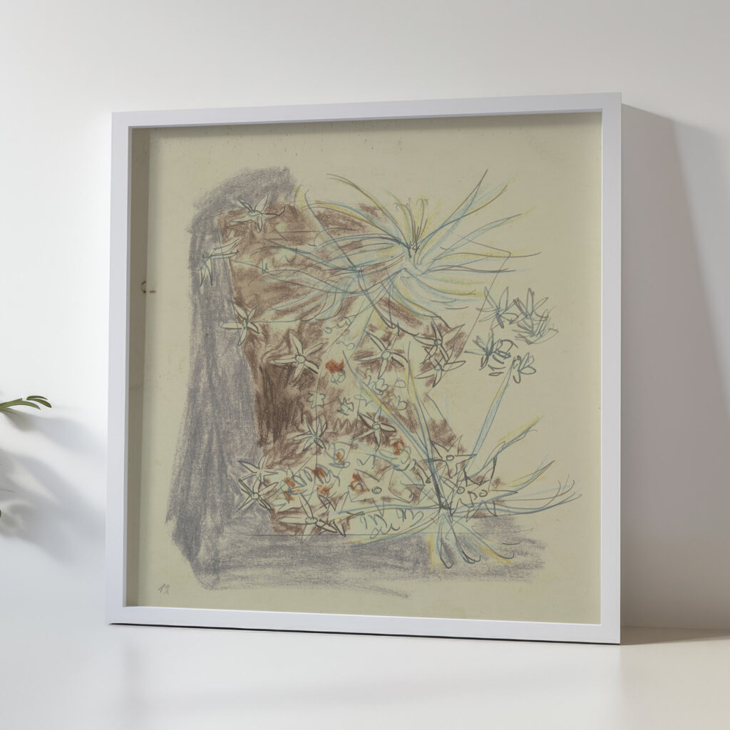 Study of plants 2 August Babberger 5 mockup