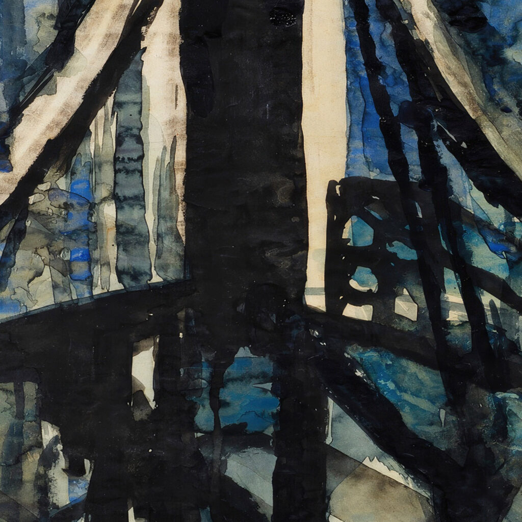 Study of the Brooklyn Bridge 1922 Joseph Stella 8 mockup