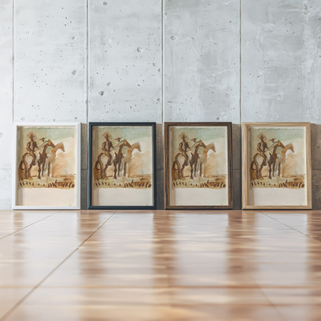 Study of the Watch 1930–1939 Cyprian Majernik framed posters mockup