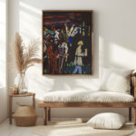 Study on ‘Panic 1907 Wassily Kandinsky 5 mockup