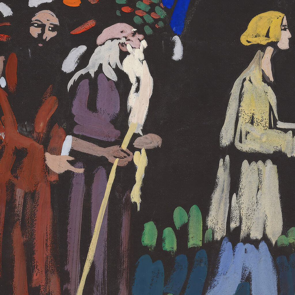 Study on ‘Panic 1907 Wassily Kandinsky 8 mockup