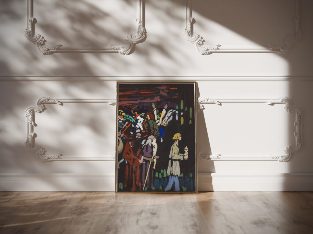 Study on ‘Panic 1907 Wassily Kandinsky video mockup