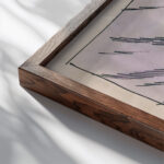 Sturm around 1921 Karl Wiener close up dark wood mockup