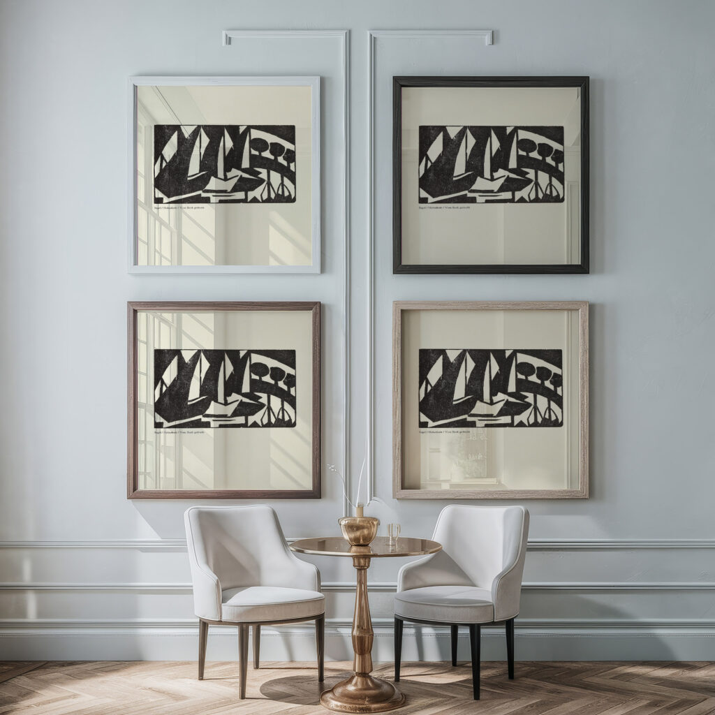 Sturmbilderbuch VII. 1924 Jacoba van Heemskerck framed posters mockup