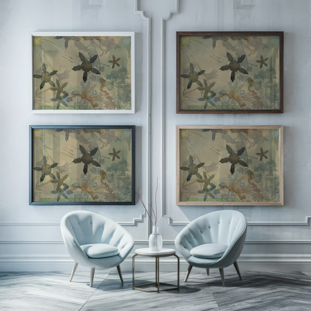 Stylised Plants Study Augusto Giacometti framed posters mockup Stylised Plants Study Augusto Giacometti framed posters mockup