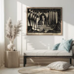 Stylized Sailboats 1915 Jacoba van Heemskerck 5 mockup