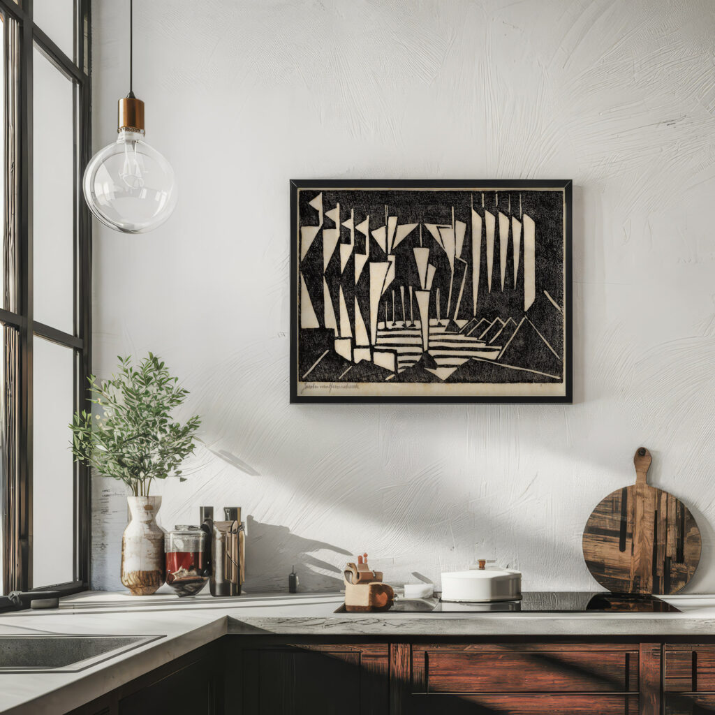 Stylized Sailboats 1915 Jacoba van Heemskerck 6 mockup