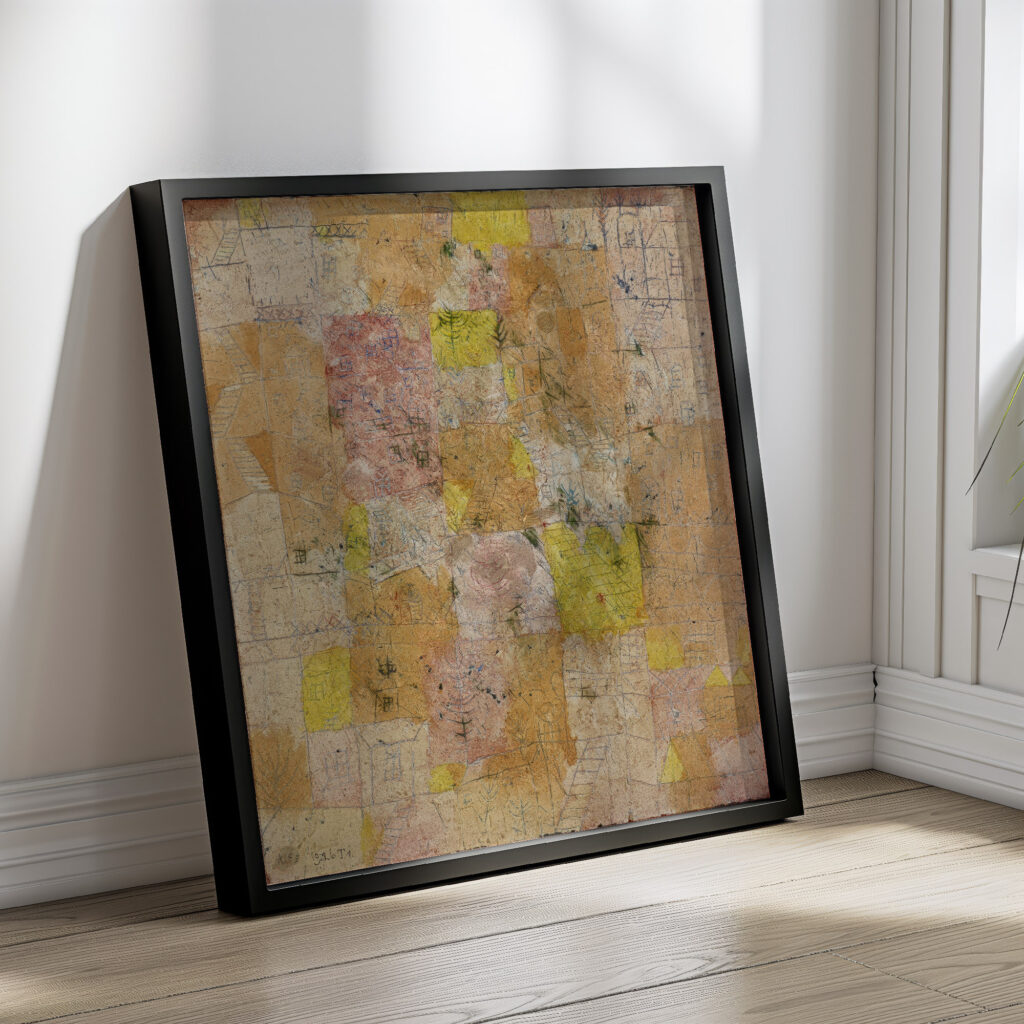 Suburban Idyll Gartenstadtidyll 1926 Paul Klee 4 mockup