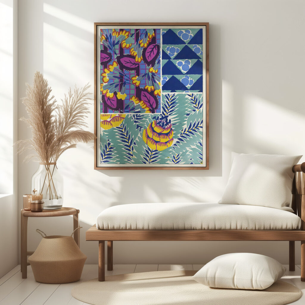 Suggestions pour etoffes et tapis Pl.07 1923 Emile Allain Seguy 5 mockup