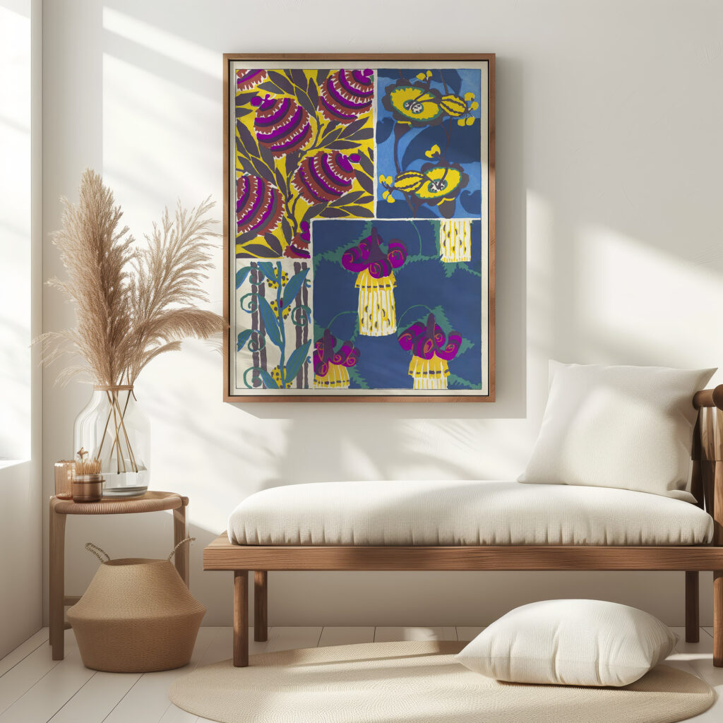 Suggestions pour etoffes et tapis Pl.10 1923 Emile Allain Seguy 5 mockup