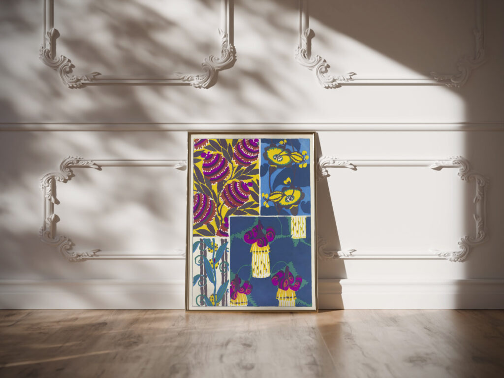 Suggestions pour etoffes et tapis Pl.10 1923 Emile Allain Seguy video mockup