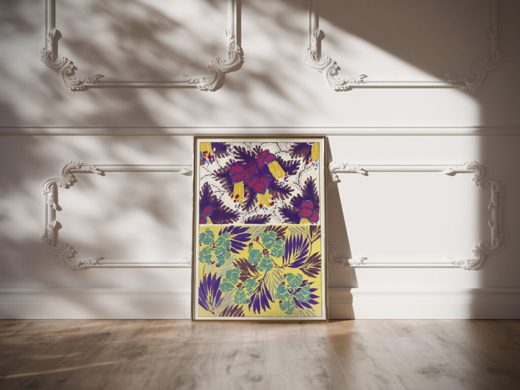 Suggestions pour etoffes et tapis Pl.11 1923 Emile Allain Seguy video mockup