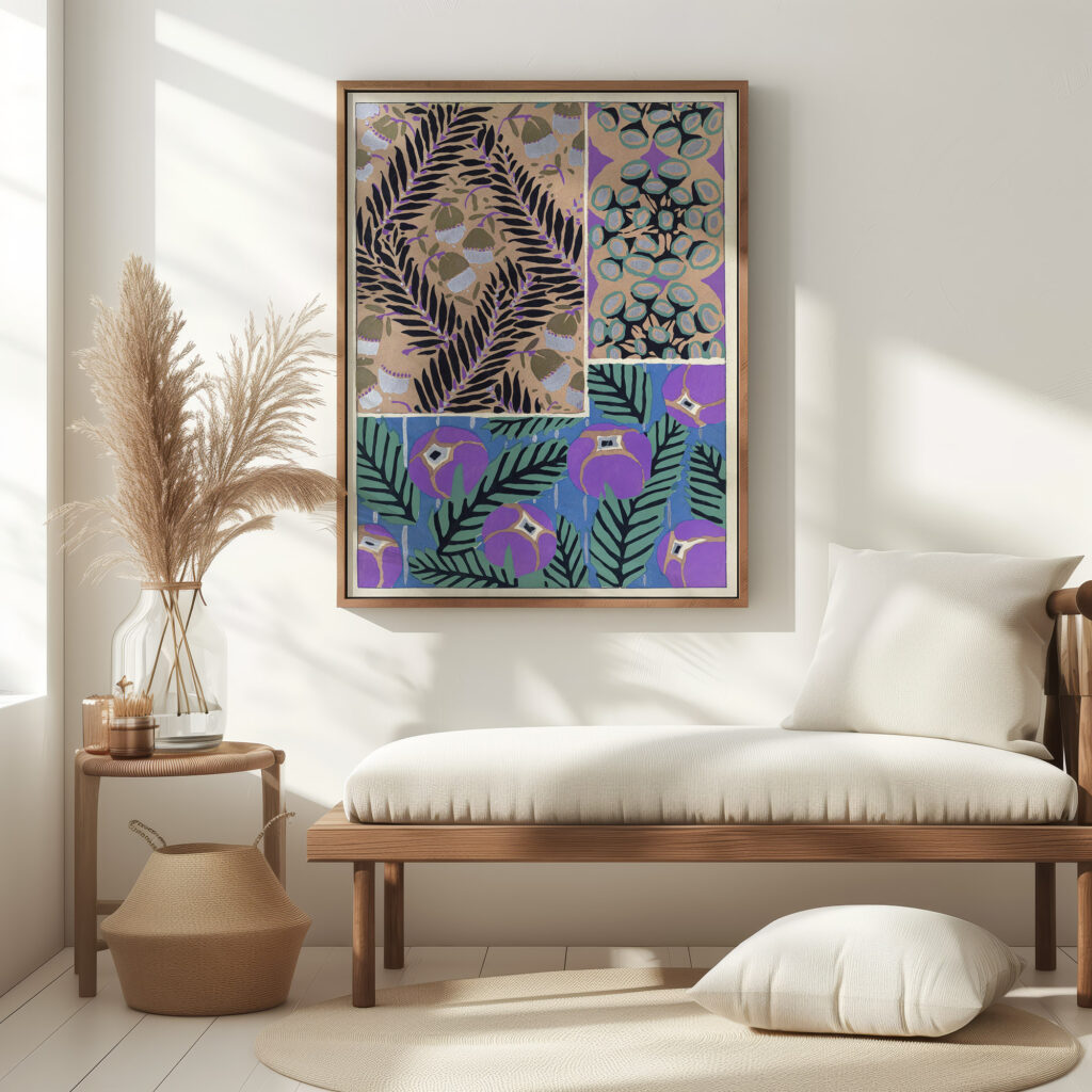 Suggestions pour etoffes et tapis Pl.12 1923 Emile Allain Seguy 5 mockup