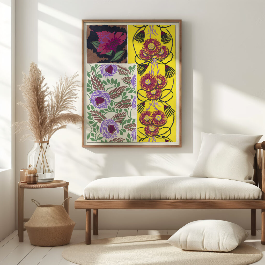 Suggestions pour etoffes et tapis Pl.14 1923 Emile Allain Seguy 5 mockup