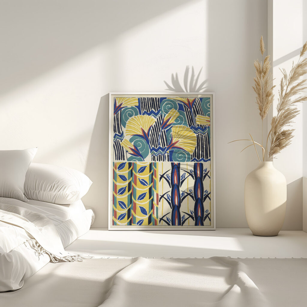 Suggestions pour etoffes et tapis Pl.15 1923 Emile Allain Seguy 4 mockup