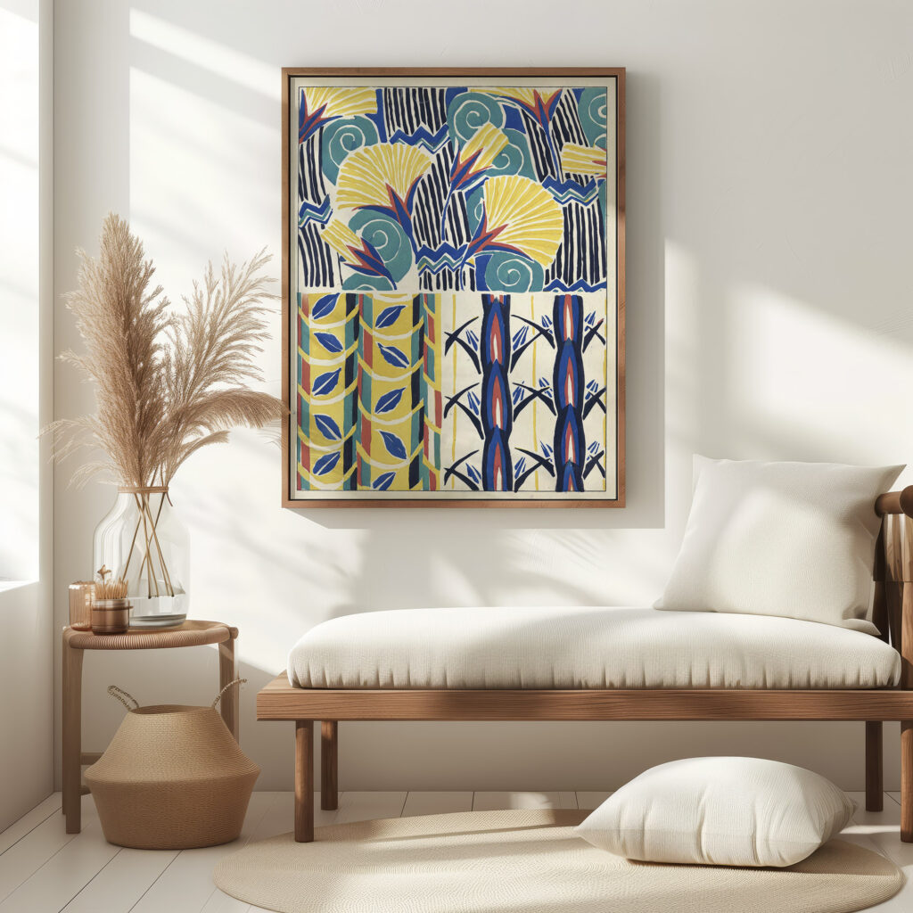 Suggestions pour etoffes et tapis Pl.15 1923 Emile Allain Seguy 5 mockup