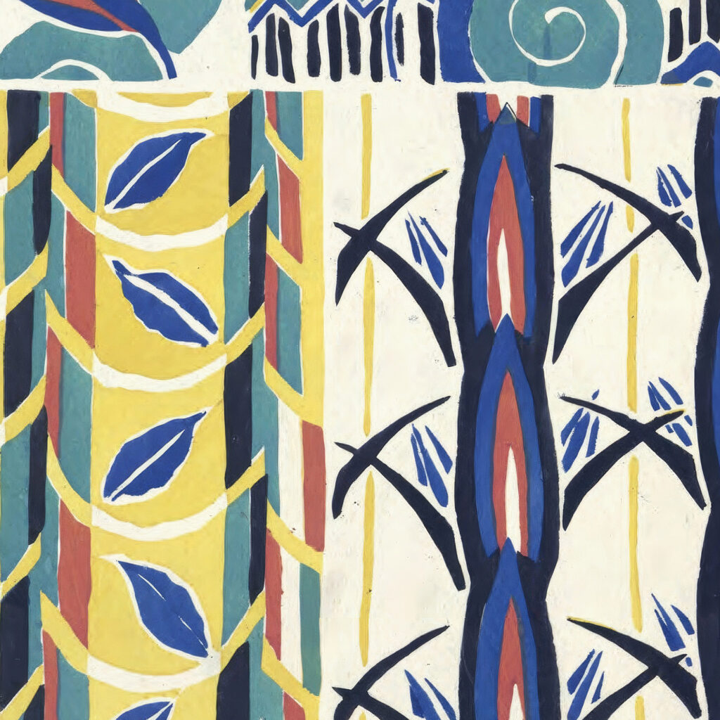 Suggestions pour etoffes et tapis Pl.15 1923 Emile Allain Seguy 8 mockup