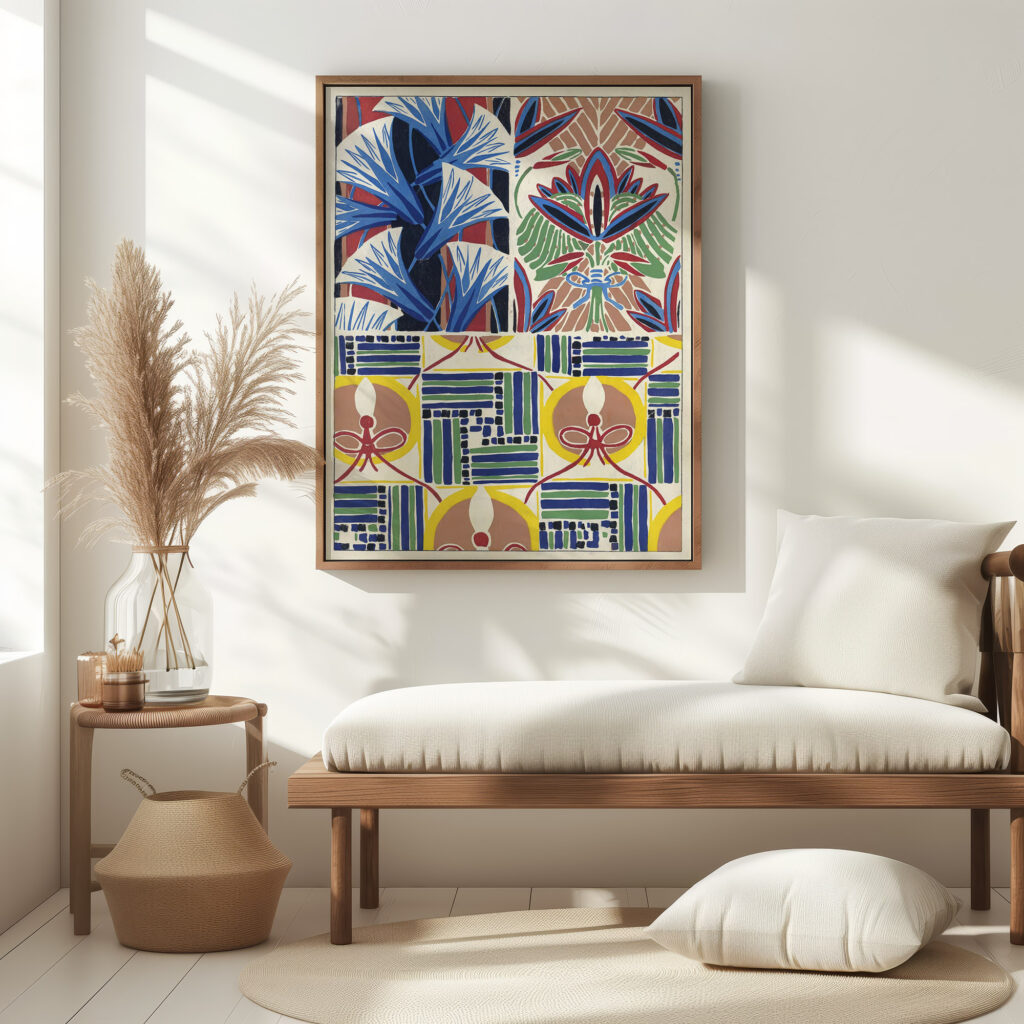 Suggestions pour etoffes et tapis Pl.16 1923 Emile Allain Seguy 5 mockup