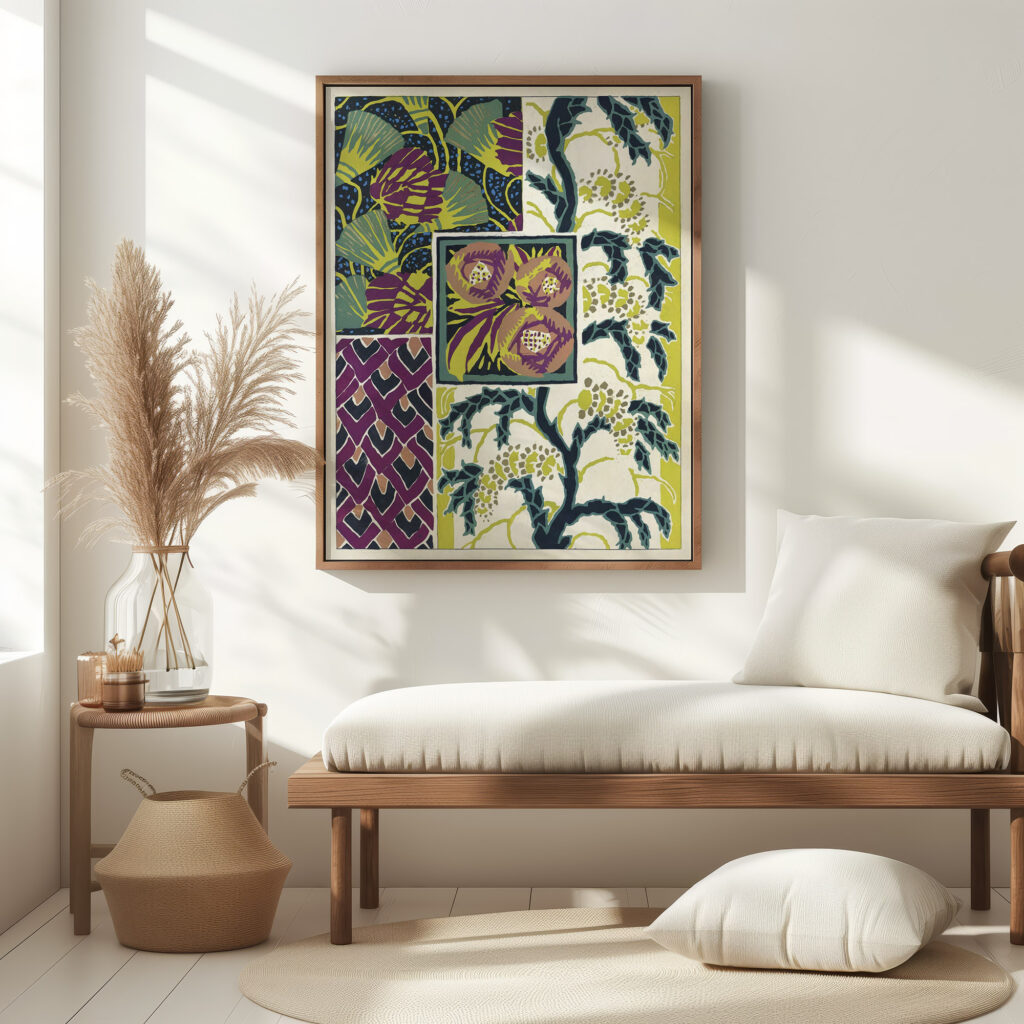 Suggestions pour etoffes et tapis Pl.18 1923 Emile Allain Seguy 5 mockup