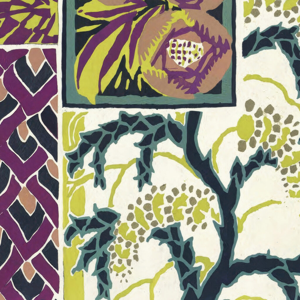 Suggestions pour etoffes et tapis Pl.18 1923 Emile Allain Seguy 8 mockup