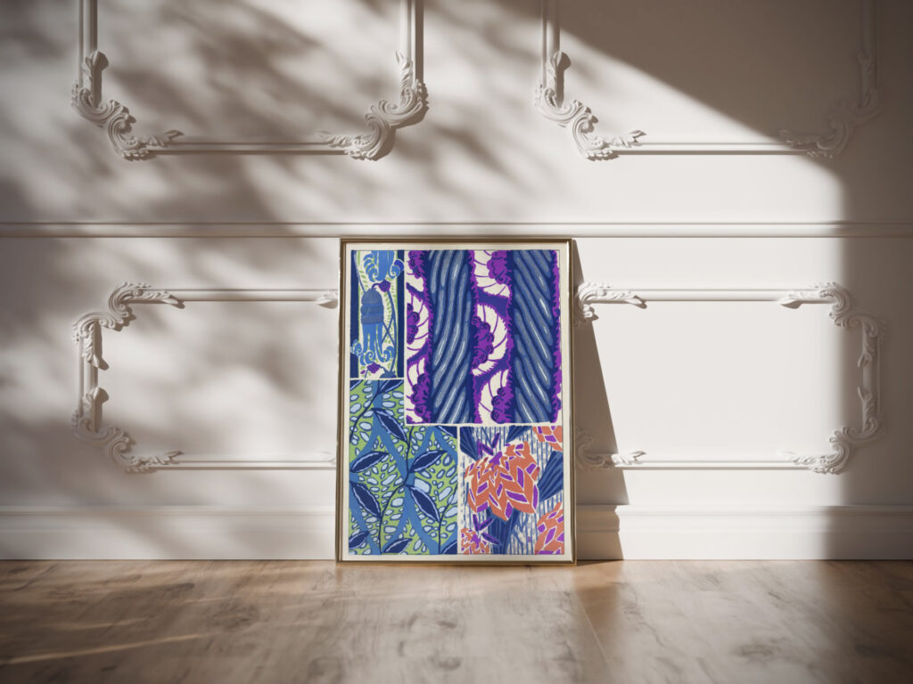 Suggestions pour etoffes et tapis Pl.20 1923 Emile Allain Seguy video mockup