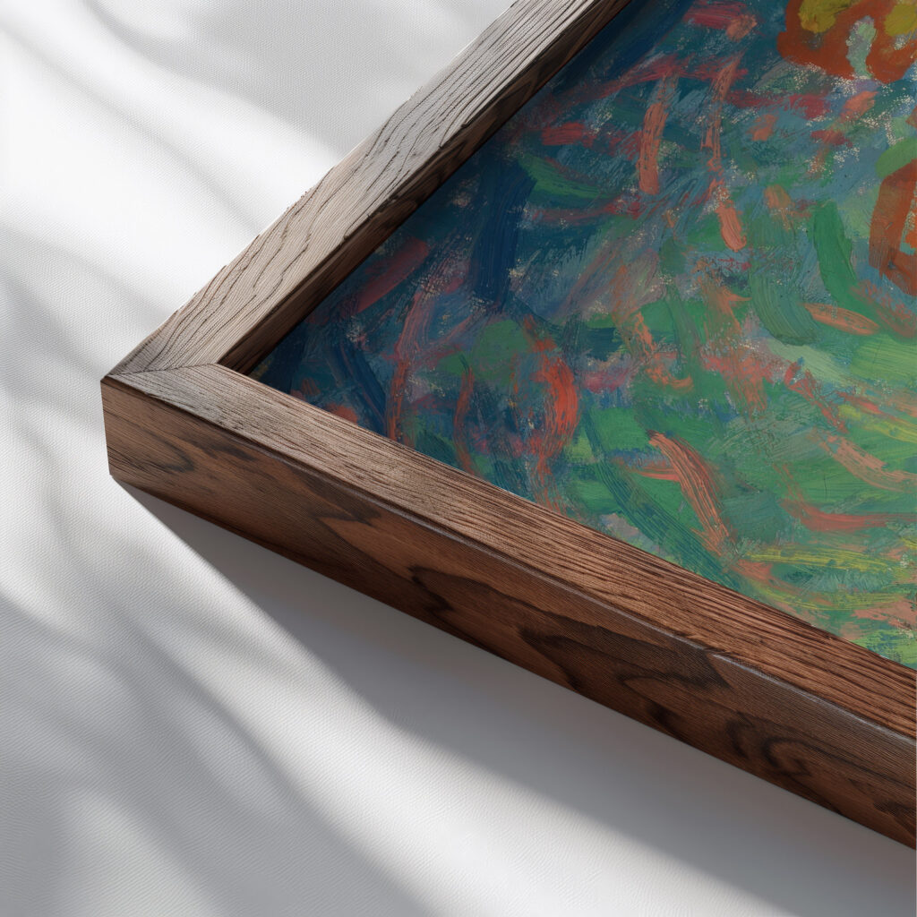 Sugisesed puud Nikolai Triik close up dark wood mockup