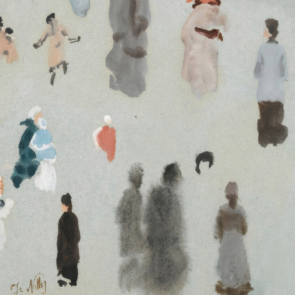 Sulle Strade Di Parigi On The Streets Of Paris Giuseppe De Nittis 8 mockup