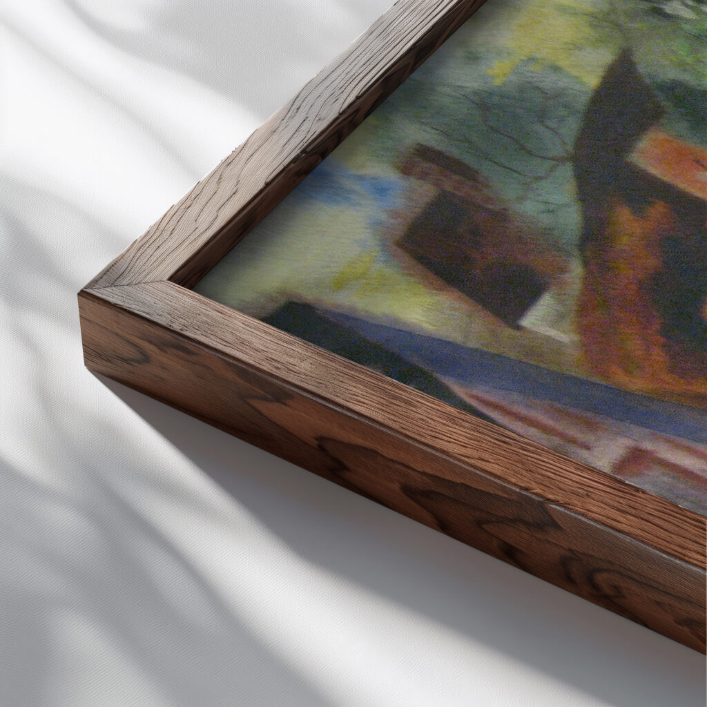 Summer Day ca. 1939 Richard Sussman close up dark wood mockup