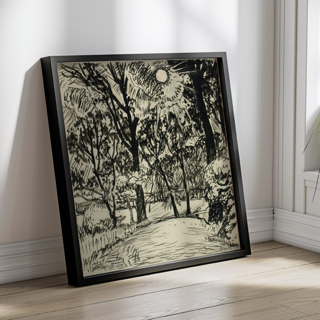 Sun lit Path Henry Lyman Sayen 4 mockup