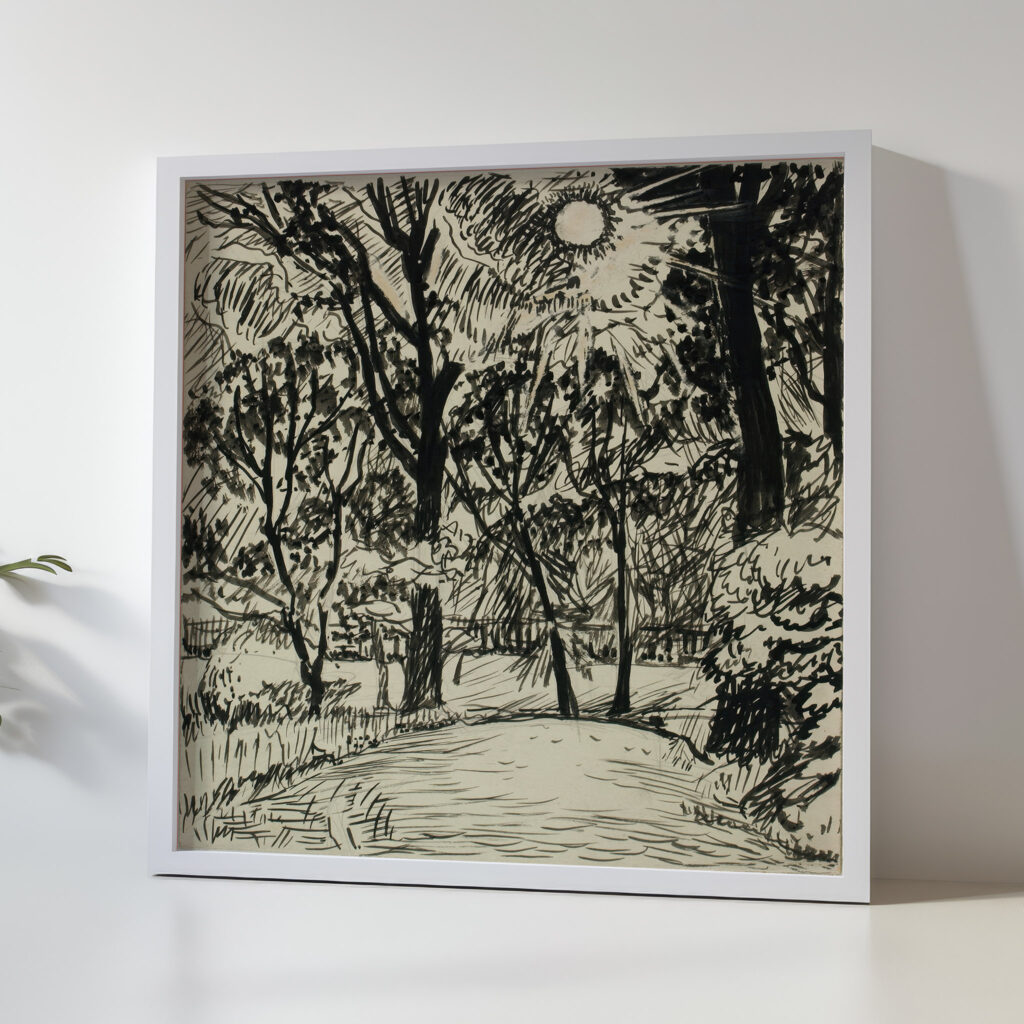 Sun lit Path Henry Lyman Sayen 5 mockup