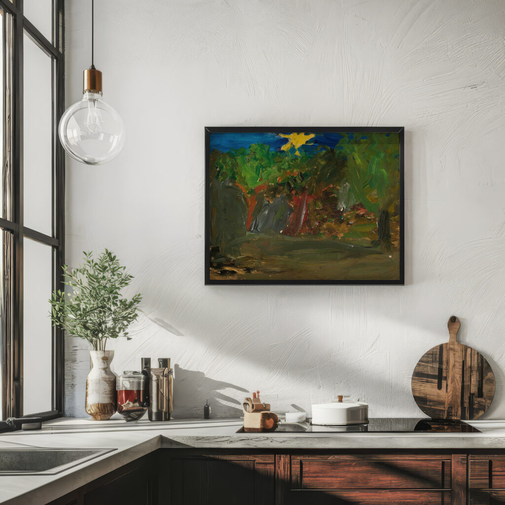 Sun over a garden 1908 Tadeusz Makowski 6 mockup